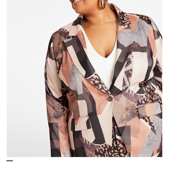 NWT International Concepts Suit Jacket/Blazer - Size 0X - Picture 6 of 13